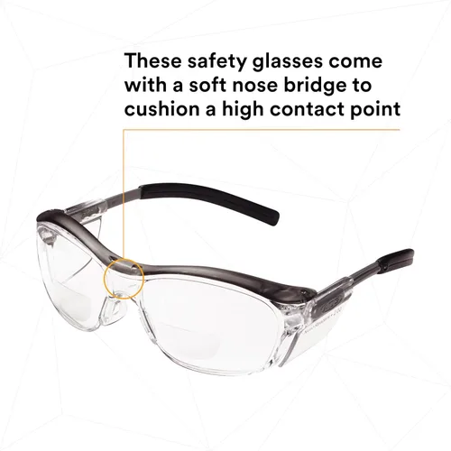 Vista 11 de Gafas de protección 3M Nuvo Reader, Transparente, 1