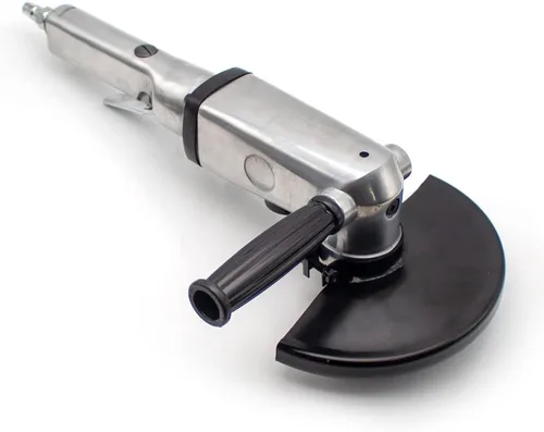 Vista 4 de Amoladora angular neumática de 7 pulgadas Pulidora de lijadora de aire Pulidora de viento Máquina pulidora 180MM 6500RPM