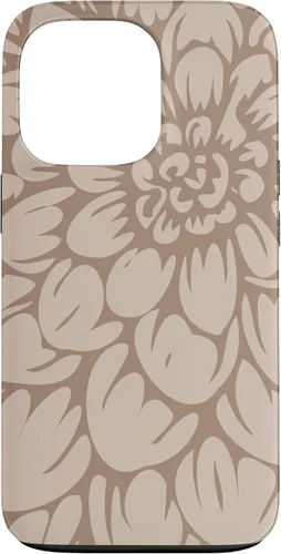 Vista 10 de iPhone 16 Cute Brown and Tan (Beige) Designer Flower Petals Case