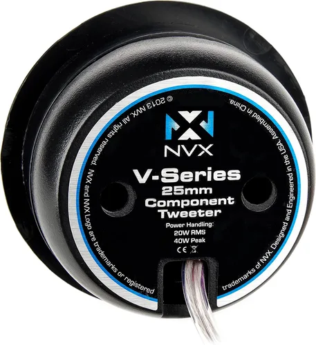 Vista 4 de NVX VSPTW 450W Peak (150W RMS) 1" (25mm) V-Series Silk-Dome - Tweeters y crossovers de audio para automóvil Tweeters y crossovers de audio