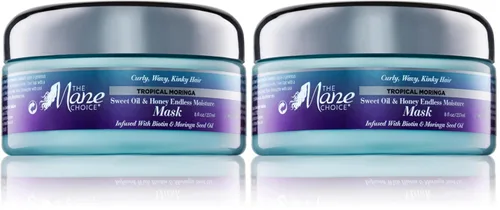 Vista 10 de The Mane Choice Tropical Moringa Sweet Oil & Honey Endless Moisture - Acondicionador para enjuagar o sin enjuague, desenreda, suaviza y nutre