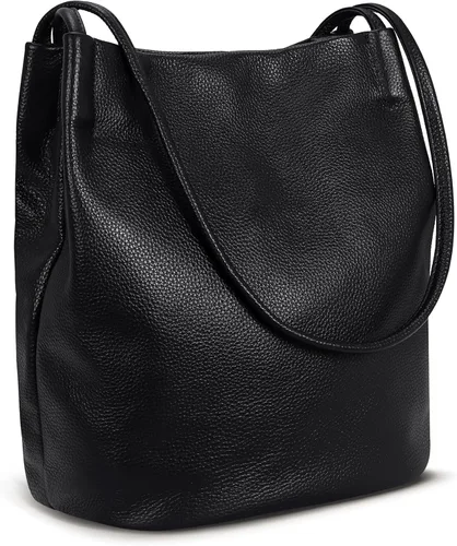 Vista 57 de Iswee - Bolsos de cuero genuino, diseño de hombro Hobo, bolsos para mujer