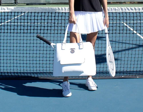 Vista 8 de Court Couture Monte Carlo Bolsa de Tenis/Pickleball Rosa
