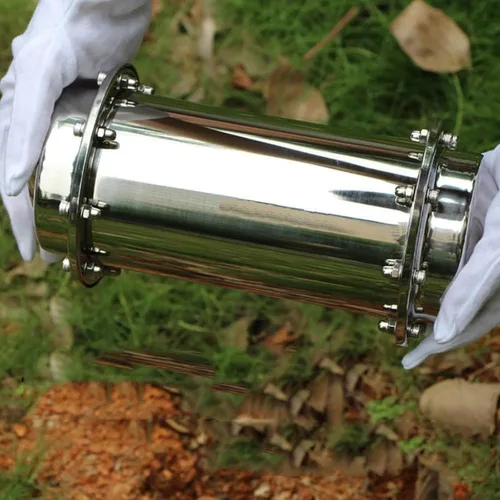 Vista 9 de Time Capsule - Contenedor impermeable anticorrosión de acero inoxidable con cierre con juntas de silicona para graduación o preservación de memoria