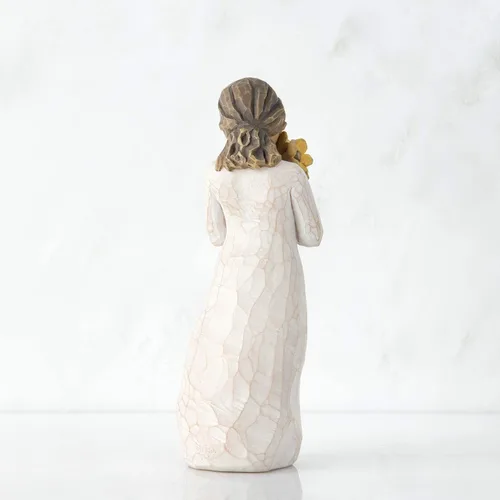 Vista 5 de Willow Tree Abrazo cálido, rodeado de la calidez de la familia y amigos, un regalo para celebrar amistades o aquellos que aman las flores, figura