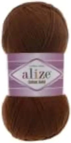 Vista 23 de 55% algodón 45% acrílico Alize Cotton Gold Yarn 1 madeja/bola 3.53 oz 360 yardas (1-crema)