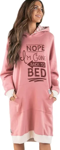Vista 7 de Lazy One Sudadera con capucha de gran tamaño, ropa de dormir cómoda, vestido de suéter para mujer