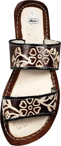 Vista 3 de Sandalias mexicanas de cuero para mujer Huarache de Piel hechas en México