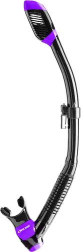 Vista 18 de Cressi Adult Diving Dry Snorkel with Splash Guard and Top Valve - Supernova Dry: Designed in Italy