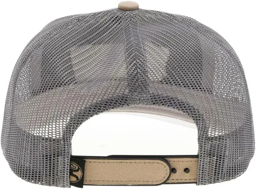 Vista 3 de HOOEY Gorra ajustable de malla de camionero Snapback (Davis - 2141T-TNGY), Beige Bronceado