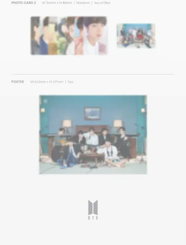 Vista 3 de BTS [BE] Essential Edition Album CD+Photo Book+8ea Card+Poster(On Pack) K-POP SEALED+TRACKING CODE