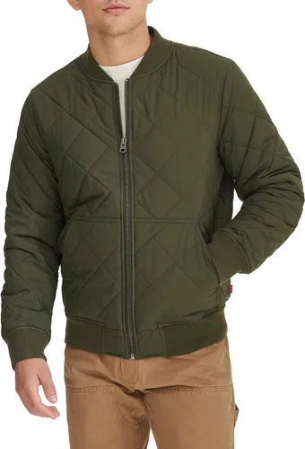 Vista 11 de Levi's Men's Diamond Quilted Bomber Jacket
