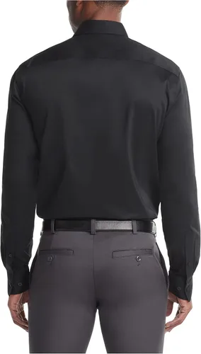 Vista 2 de Van Heusen Camisa de vestir para hombre, ajuste regular, ultra sin arrugas, cuello flexible elástico