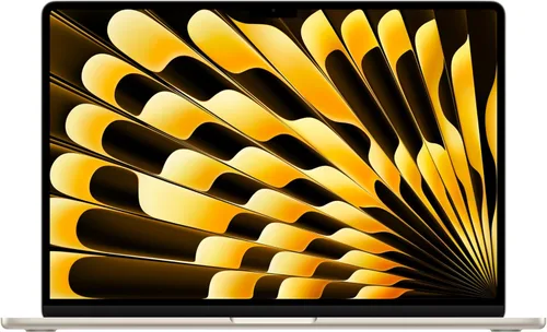 Vista 8 de Apple MacBook Air 2025 con chip Apple M4 (15 pulgadas, 16 GB de Memoria Unificada, 256 GB SSD de almacenamiento) (QWERTY inglés) Negro medianoche