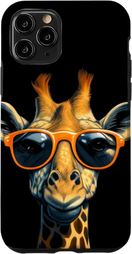 Vista 28 de Funny Giraffe with Sunglasses Case for iPhone 17