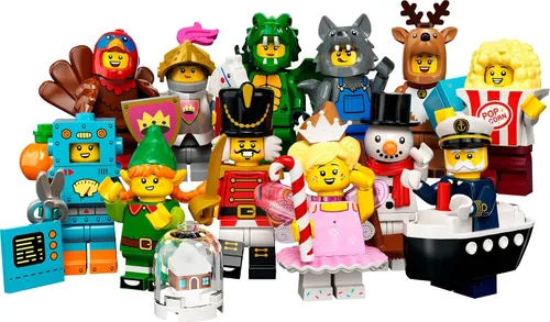 Vista 2 de LEGO Minifiguras Serie 23 71034 - Juego de juguetes de construcción de edición limitada; Regalo imaginativo para niños, niñas y niños a partir de 5
