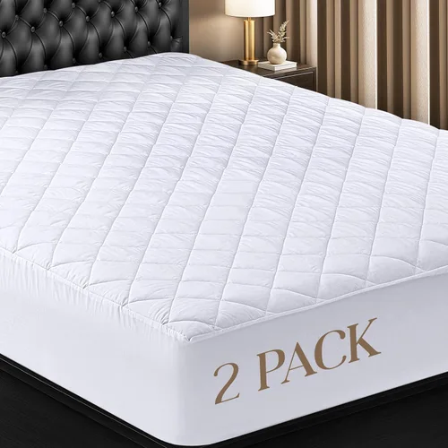 Vista 16 de Utopia Bedding - Funda acolchada para colchón individual, tamaño individual, protector y cubierta de colchón elástico con bolsillo profundo que se