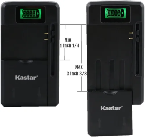 Vista 5 de Kastar Cargador de batería de pared BL-5C AC para Nokia BL-5C, RTR001F01, Avus MMDR 12, V2, Snom 10000058, 1000059, Telekom A051, Toshiba 10000060