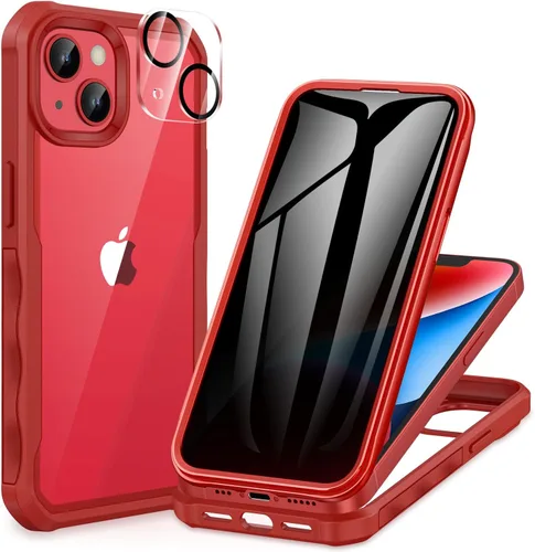 Vista 136 de CENHUFO Funda de privacidad para iPhone 11 Pro, funda de cuerpo completo con protector de pantalla de privacidad de vidrio templado 9H integrado