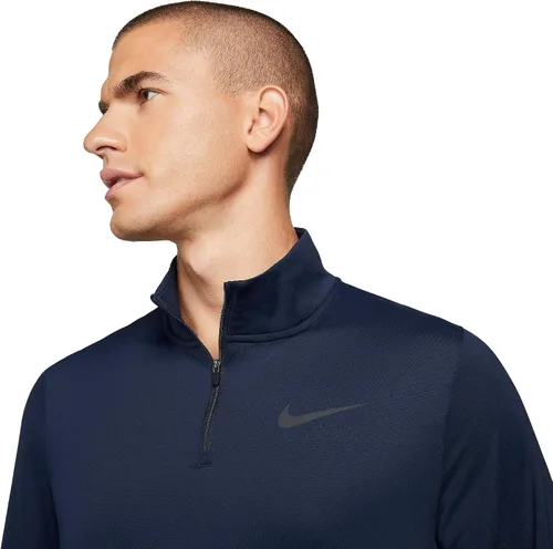 Vista 3 de Nike Pro Dri-FIT - Camiseta de entrenamiento Hyper Dry con cremallera de 14 para hombre