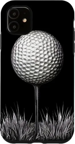 Vista 8 de Funda para iPhone 17 con pelota de golf en camiseta para jugadores de golf