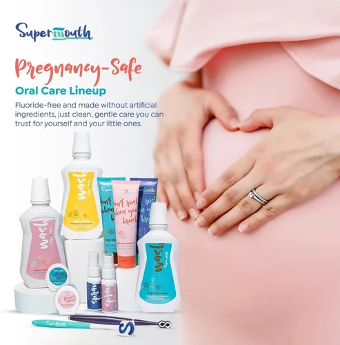 Vista 8 de SuperMouth® Hilo dental sin flúor, hilo dental expansible para eliminar la placa y soporte del esmalte, fórmula suave para niños, adultos y mujeres