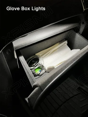 Vista 6 de Xpismii Paquete de 8 luces LED blancas para interiores de 6000 K, compatible con Ford Mustang 2015, 2016, 2017, 2018, 2019, 2020, 2021, con diagrama