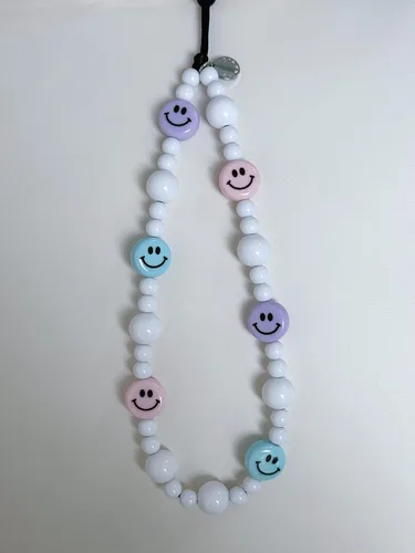 Vista 23 de Drawwind Correa con cuentas para teléfono con pulsera universal, cordón para teléfono celular lindo, pulsera de muñeca con cuentas, cadena de hilo