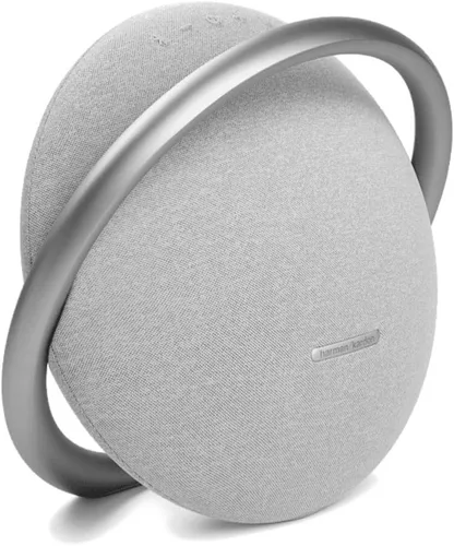 Vista 4 de Harman Kardon Onyx Studio 7 Altavoz portátil inalámbrico Bluetooth - 8 horas de tiempo de reproducción de música, color gris