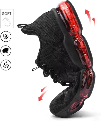 Vista 4 de Zapatillas de correr para hombre con cojín de aire, zapatillas de deporte de moda, informales, tenis, caminar, atléticos, zapatillas para hombre