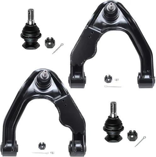 Vista 163 de Detroit Axle - 4 piezas de brazos de control traseros para Ford C-Max, Focus, Mazda 3 5, Volvo C30, C70, S40, V50, 4 brazos de control superiores e