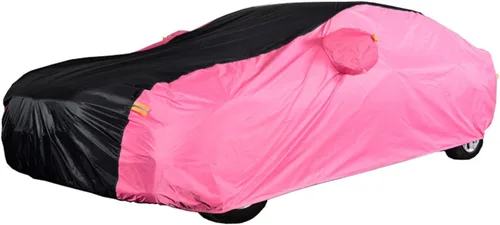 Vista 15 de Funda para automóvil compatible con Nissan March, cubierta completa para automóvil, transpirable y a prueba de polvo, resistente al viento, forro