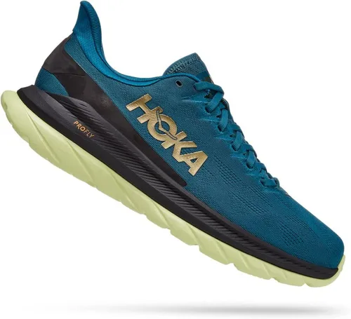 Vista 2 de HOKA ONE ONE Mach 4 - Zapatos para hombre, Azul CoralNegro