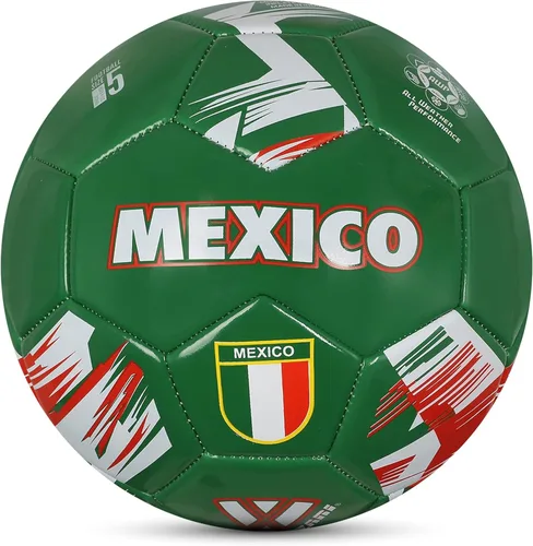 Vista 15 de Vizari Balón de Fútbol del Equipo Nacional - Balón de Fútbol de Cuero Sintético Duradero para Adultos, Niños y Jóvenes Cosido a Máquina con Diseño