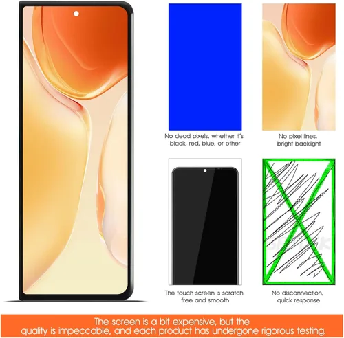 Vista 6 de AMOLED para Samsung Galaxy Z Fold 3 5G Reemplazo de pantalla LCD Z Fold3 Pantalla LCD SM-F926B SM-F926U SM-F926W Pantalla LCD Digitalizador Asamblea