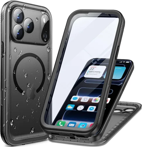 Vista 26 de Cozycase TOP - Funda impermeable militar IP68 para iPhone XR, resistente 360 a prueba de golpes, cuerpo completo, con protector de cámara