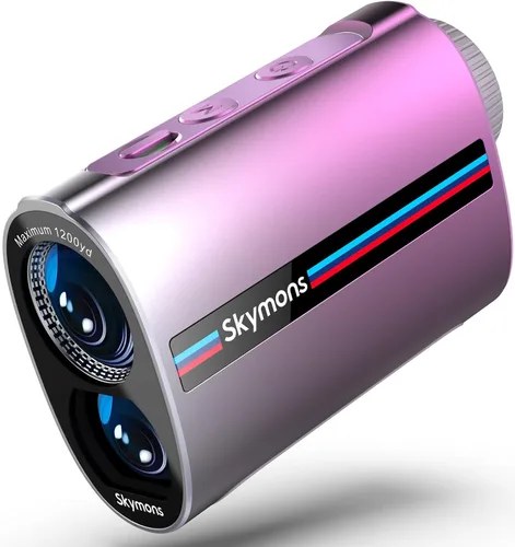 Vista 9 de Mini Metal Golf RangeFinder with Slope,1200Y Range Finder, 0.3s Flagpole Locking Vibration, 7X Magnification, 95%Transmission Lens,Flag Pole Lock