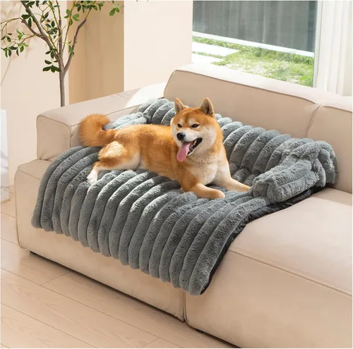 Vista 10 de Avont - Alfombra para Cama de Perro para Sofá, Sobrecama Cálida y Esponjosa para Sofá, Protector de Muebles con Funda Extraíble Lavable para Perros