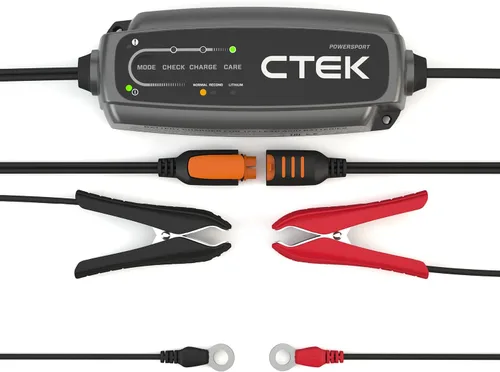 Vista 2 de CTEK CT5, Cargador de Batería Automotriz de 12V para Auto, Motocicleta, ATV, Motonieve - Cargador de Batería por Goteo y Mantenedor de Batería