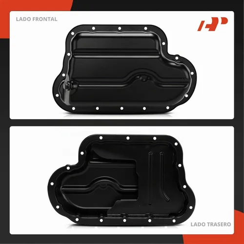 Vista 8 de A-Premium Cárter de aceite de motor con tapón de drenaje