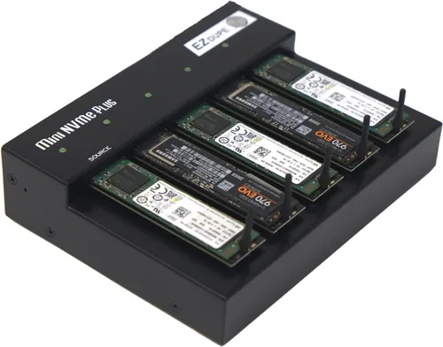Vista 4 de EZ DUPE Duplicador Mini NVMe Plus M.2 de 1 a 4 - Copia 45MB/s DM-HE0-5M04B