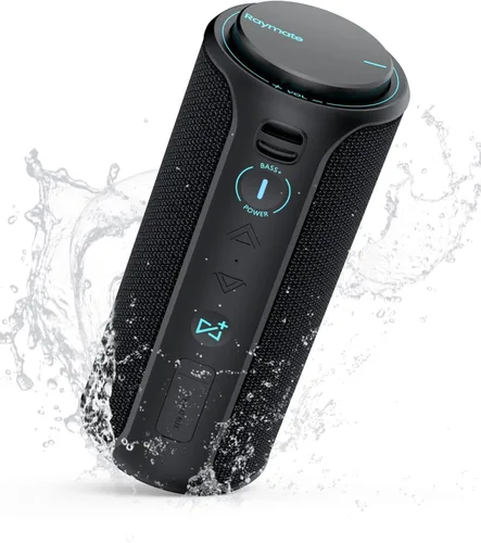 Vista 9 de Raymate Altavoz Bluetooth, IPX7 impermeable, estéreo de 30 W con graves profundos, diente azul inalámbrico 5.3, emparejamiento TWS de rango de 100
