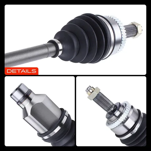 Vista 9 de A-Premium Conjunto de eje de eje CV compatible con Suzuki Aerio 2004-2007 L4 2.3L automático, lado delantero derecho del pasajero, repuesto #
