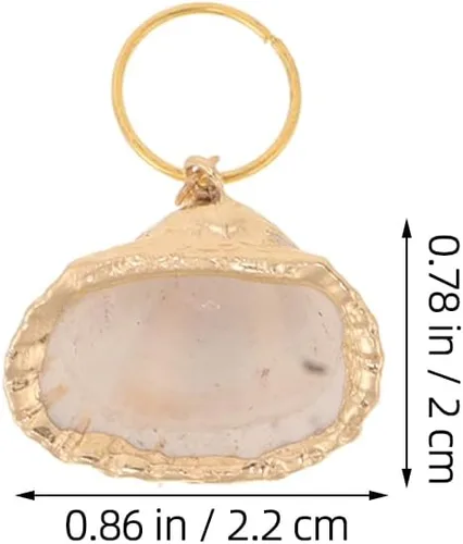 Vista 7 de HEALLILY Beavorty - 13 piezas de anillos para el cabello, colgantes de joyería con concha de océano, accesorios para el cabello, puños