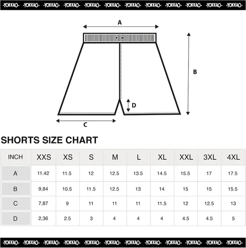 Vista 5 de YOKKAO Pantalones cortos de boxeo Muay Thai para hombres y mujeres Pantalones cortos de satén premium para atletas Ideal para entrenamiento