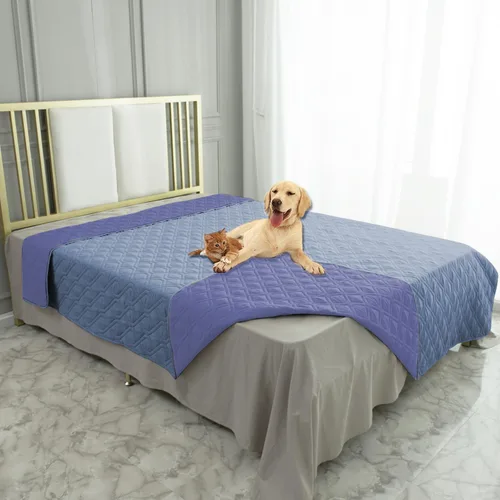 Vista 19 de Ameritex Manta Impermeable Reversible Cubierta para Cama de Perro Manta para Mascotas para Muebles Cama Sofá Sillón