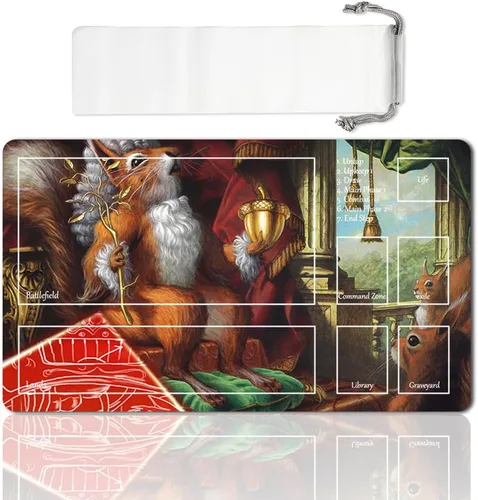 Vista 36 de Juego de mesa MTG Playmat Games Tamaño 60X35 cm CCG Compatible para TCG RPG CCG Play Mats (Ajani Steadfast-Zone)