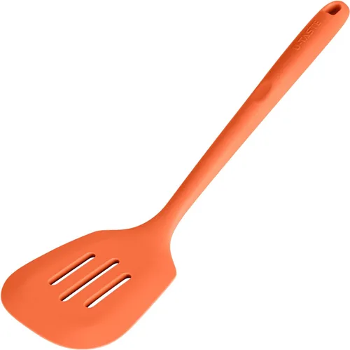 Vista 14 de U-Taste Espátula ranurada de silicona, 13.6 pulgadas de largo/3.7 pulgadas (2) Negro (ranurado)