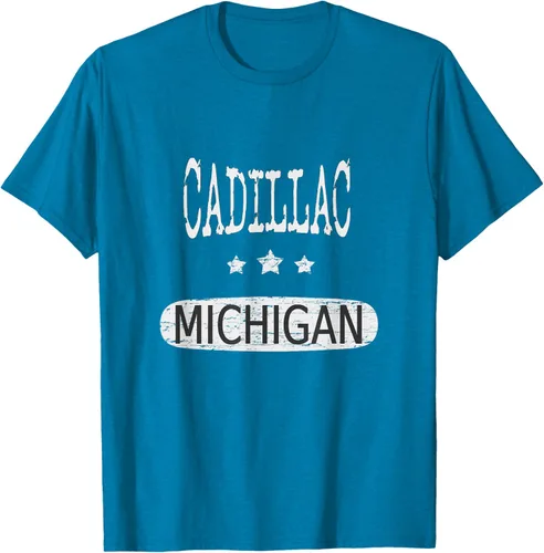 Vista 10 de Vintage Cadillac Michigan Camiseta