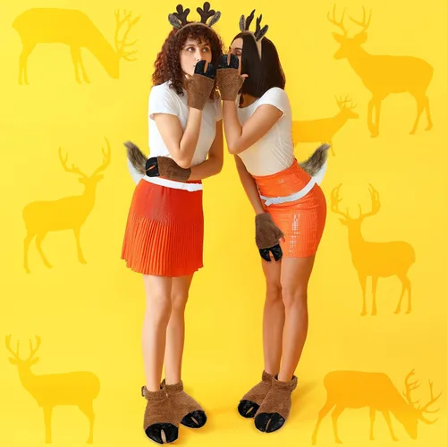 Vista 3 de Toulite Halloween Animal Costume Set Halloween Party Supplies